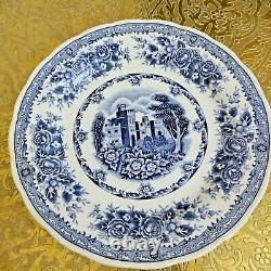 10 Collections Vintage Double Phoenix Blue Nikko Ironstone Dinner Plates Japan