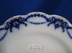 10 Flow Blue 9.25dia Plates In Sterling Pattern By Johnson Bros