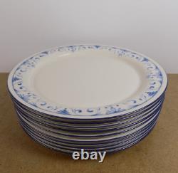 10 Lenox Chinastone Country Blue 10.75 Dinner Plates