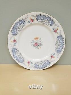 10 Romantic English Country French Country Blue and White Dinner Plates Paragon
