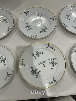 11 18th Century French Empire Porcelain Cornflower Sprig