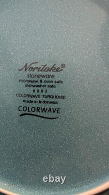 11 Noritake, Colorwave Blue, Stoneware, Great Condition