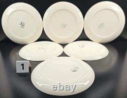 11 Taylor Smith Taylor Blue Lace Dinner Plates Set Vintage Floral Dishes MCM Lot