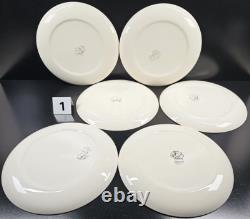 11 Taylor Smith Taylor Blue Lace Dinner Plates Set Vintage Floral Dishes MCM Lot