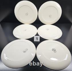 11 Taylor Smith Taylor Blue Lace Dinner Plates Set Vintage Floral Dishes MCM Lot