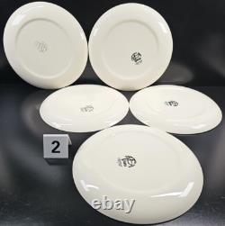 11 Taylor Smith Taylor Blue Lace Dinner Plates Set Vintage Floral Dishes MCM Lot