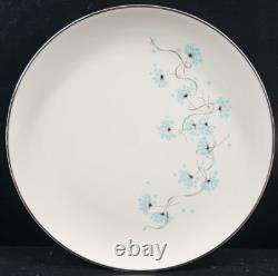 11 Taylor Smith Taylor Blue Lace Dinner Plates Set Vintage Floral Dishes MCM Lot