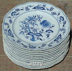 12 Blue Danube Dinner Plates Mint or Brand New Condition Rectangle Logo L@@K