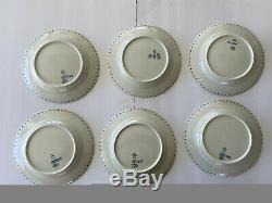 12 Dinner Plates Royal Copenhagen Blue Fluted Full Lace 10 #1084