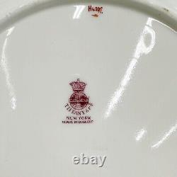 12 Minton England for Tiffany & Co Porcelain Dinner Plates Cobalt Blue 1930