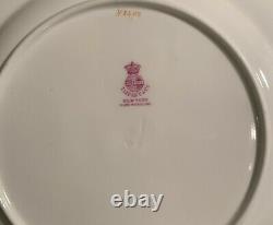 12 Minton Tiffany & Co 10 1/4 Porcelain Dinner Plates H3402 Cobalt Blue c. 1919