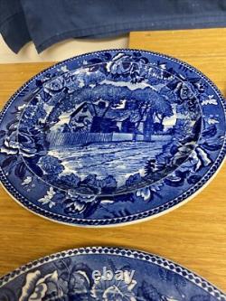 12 Various Antique Wedgwood Historical Scenes Transferware 9 1/4 Plates (4438)