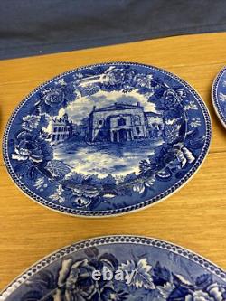 12 Various Antique Wedgwood Historical Scenes Transferware 9 1/4 Plates (4438)