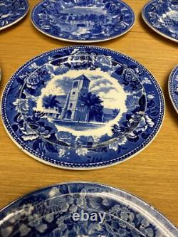 12 Various Antique Wedgwood Historical Scenes Transferware 9 1/4 Plates (4438)
