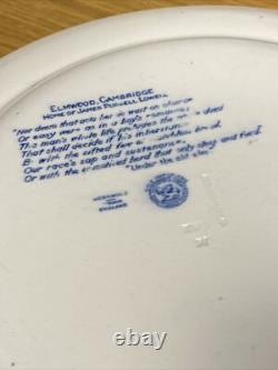 12 Various Antique Wedgwood Historical Scenes Transferware 9 1/4 Plates (4438)