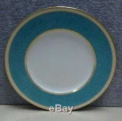 12 Wedgwood Ulander Powder Turquoise W1507 Service Plates Dinner 10 3/4 JW