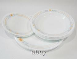 12-pc Corelle APRICOT GROVE DINNERWARE SET with Dinner, Bread Plates & 15-oz Bowls