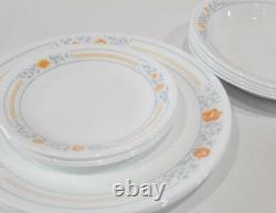 12-pc Corelle APRICOT GROVE DINNERWARE SET with Dinner, Bread Plates & 15-oz Bowls