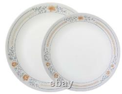 12-pc Corelle APRICOT GROVE DINNERWARE SET with Dinner, Bread Plates & 15-oz Bowls