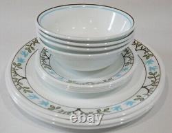 12-pc Corelle TREE BIRD DINNERWARE SET Dinner Bread PLATES 18-oz BOWLS