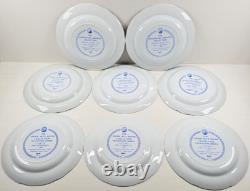 14 Pc Spode Blue Room Collection Dinner Plates Set Floral Scalloped England Lot