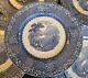 15 Royal Staffordshire Pottery Jenny Lind Blue Dinner Plate, 10 Diameter