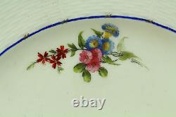 1751-1753 Authentic SEVRES Soft Paste Porcelain 9.25 Plate, Signed #3