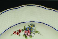 1751-1753 Authentic SEVRES Soft Paste Porcelain 9.25 Plate, Signed #3