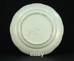 1751-1753 Authentic SEVRES Soft Paste Porcelain 9.25 Plate, Signed #3