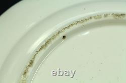 1751-1753 Authentic SEVRES Soft Paste Porcelain 9.25 Plate, Signed #3