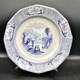 1848 J Wedgwood England Columbia Blue Transferware Ironstone Dinner Plate 9.5