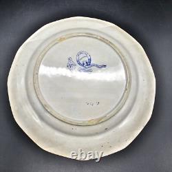 1848 J Wedgwood England Columbia Blue Transferware Ironstone Dinner Plate 9.5