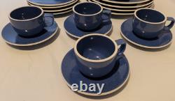 18 Pc. Sasaki Colorstone Sapphire Set EUC