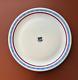 1930's VERY RARE UNION PACIFIC BLUE/RED OVERLAND LOGO DINNER PLATE TEST PATTERN