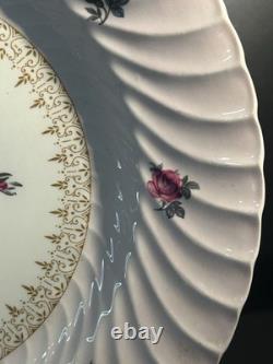 1930s Set Of 6 Morning Rose Dinner Plate by BurleighWare (Burgess & Leigh)