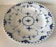 1956 Royal Copenhagen BLUE FLUTED FULL LACE Dinner Plate 1084 FIRST Quality