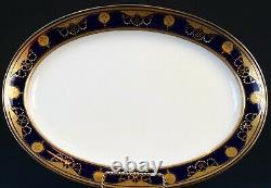 19th Century Minton Gilded Cobalt Service, antique, England