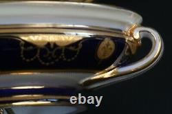 19th Century Minton Gilded Cobalt Service, antique, England