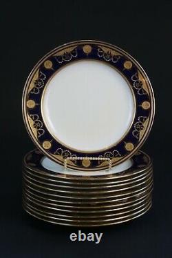 19th Century Minton Gilded Cobalt Service, antique, England