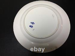 19th Century Royal Worcester Blue & White Floral Dinner Cabinet Plate 10.5