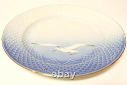 1 Bing & Grondahl Seagull B & G Denmark Gold Trim Dinner Plate 10.25 Diameter