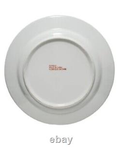 1 Bombay Windsor Dinner Plates Blue & White Geometric Abstract design