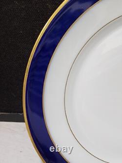 1- Haviland France 10 TURENNE Cobalt Blue Dinner Plate