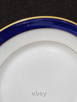 1- Haviland France 10 TURENNE Cobalt Blue Dinner Plate