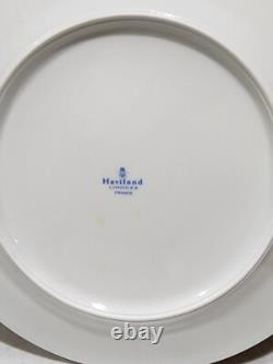 1- Haviland France 10 TURENNE Cobalt Blue Dinner Plate