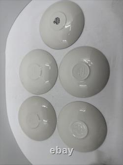 20 Pcs, Set for 4, Churchill Blue Willow Dinnerware Staffordshire England Mint