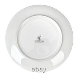 20 pc Azur de Limoges Bone China Dinner Tea Set Porcelain Dinnerware Blue Plates