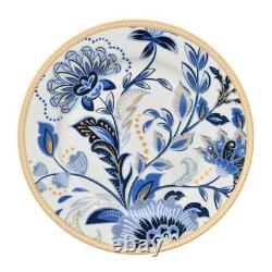 20pc Melodie de Fleurs Bone China Dinner Tea Set Porcelain Dinnerware Blue Plate