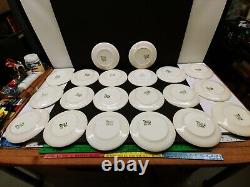 20x Vintage MCM Royal China Blue Heaven 10 Diameter Dinner Plate (s) Atomic