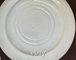 2Pc ENGLISH IRONSTONE TABLEWARE(EIT)Serving bowl Blue&White Dinner Plate England